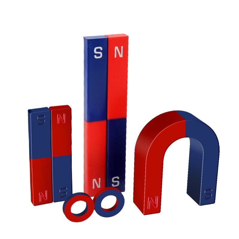 Teaching magnetic strip large U -shaped large junior high school physical teaching aid teaching instrument Student strip -shaped iron -absorbing iron stones small U -shaped magnet horseshoe -shaped magnetic needle round magnets