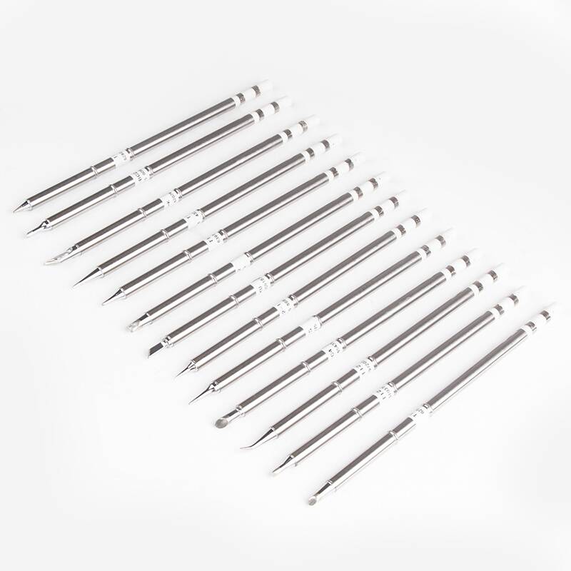 T12 soldering iron head welding constant temperature one -as -the -body soldering iron turtle outer heat -type long Luo iron head knife horseshoe head