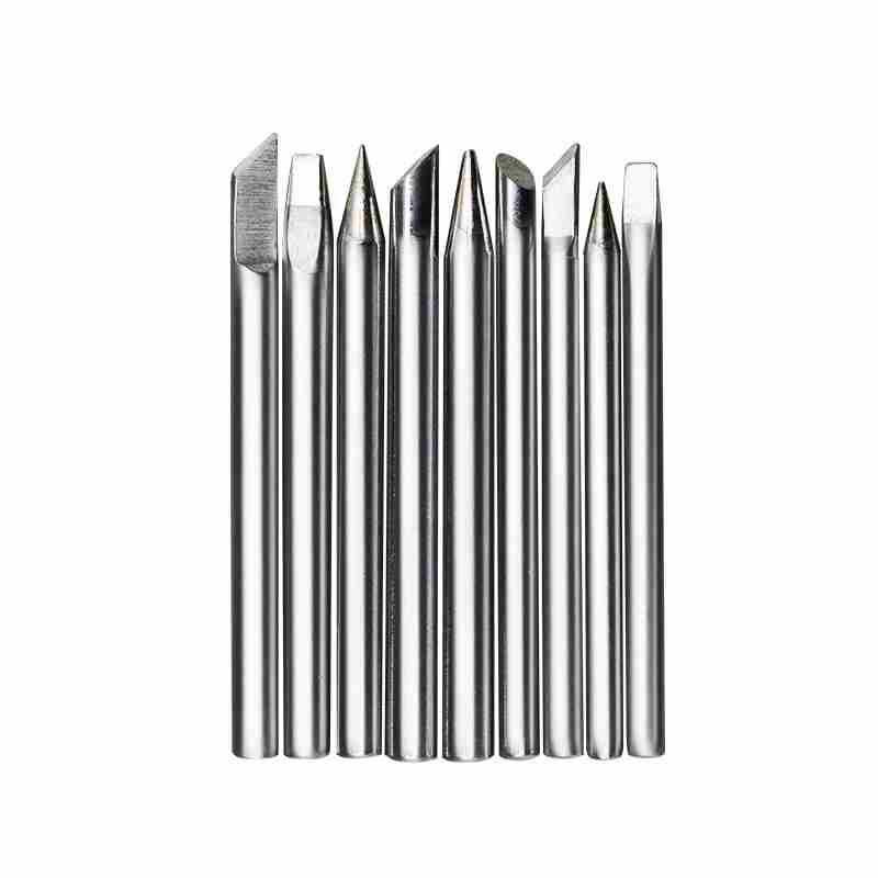 Outer thermal electric branded iron bright light -type non -leading iron head knife Horseshoe mouth sharp -point welding 30 watts 40W welding head
