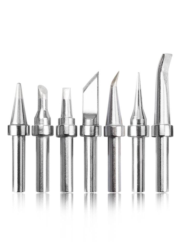 Karendo's internal hot -frequency 203H soldering iron head constant temperature 200 universal pure copper mouth knife head flat horseshoe tip