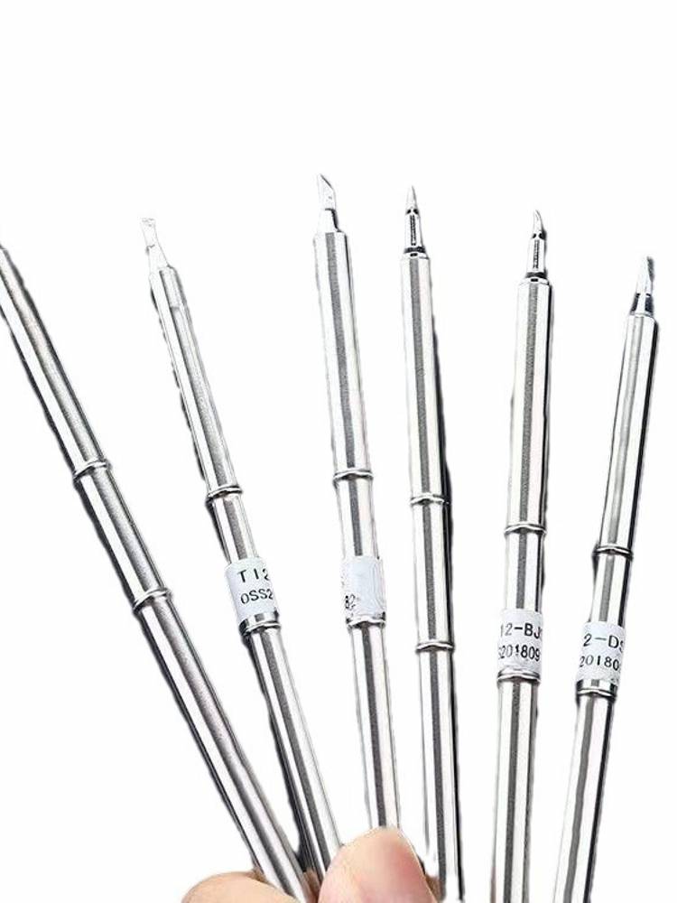 European and American imported technology T65 soldering iron head welding Taipower branding iron hot core 2 -in -head horseshoe head knife K