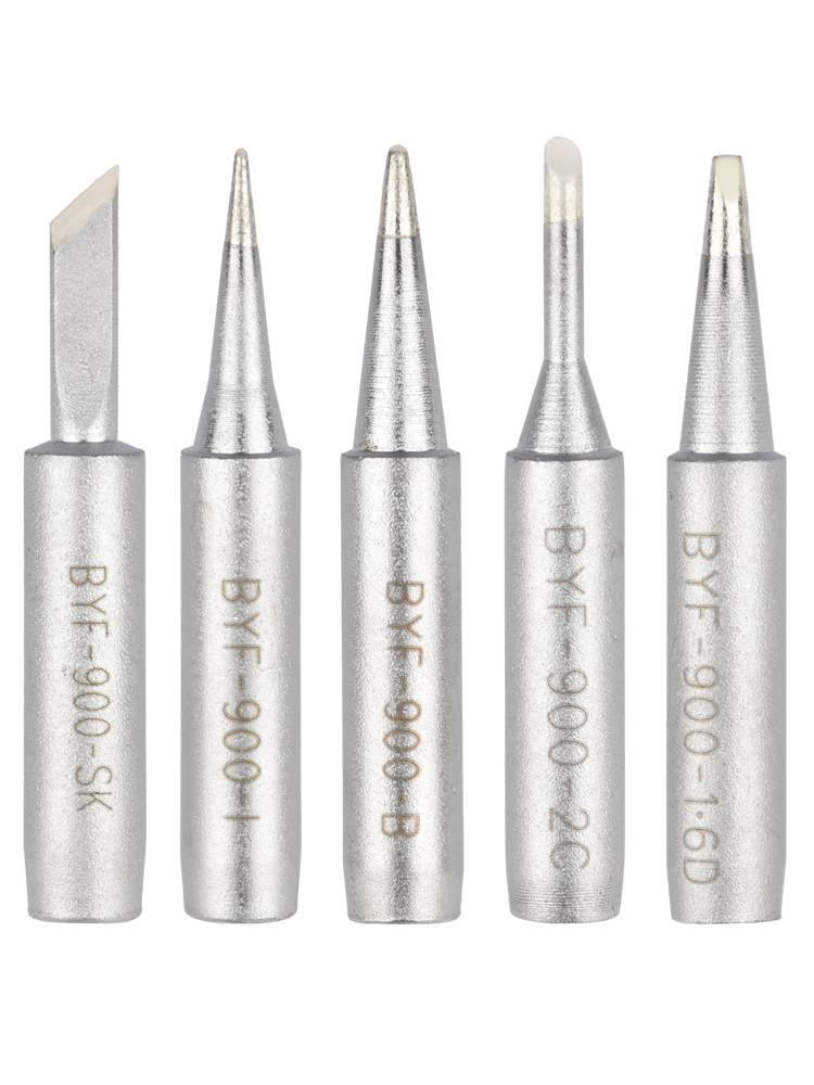 Genuine Baofa BYF constant temperature scrubbing iron head tip baptis iron mouth 900m-k knife mouth flat mouth and horseshoe shape 936