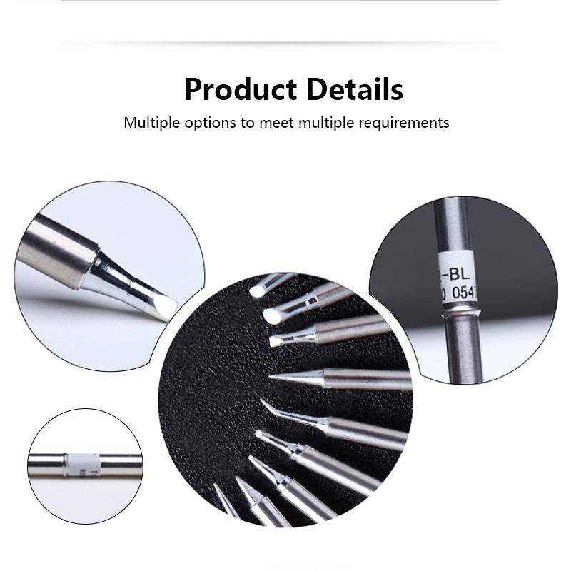 T12 Luotou T12 soldering iron head cabbage 616 k head knives, pointed horseshoe head 951 lead welding platform domestic