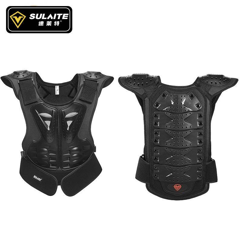 Sulaite children's wheel skaters skating bust care back night reflective equivalent riding armor riding armor jacket
