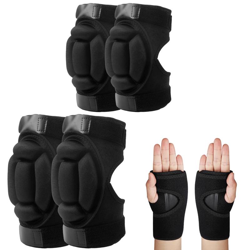 Skiper knee pad adult children's single double -board skating wheel slip can adjust elbow and handles full set of safe skating care tools