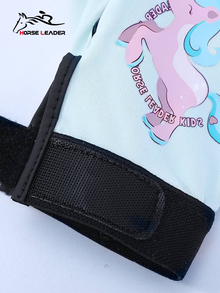 HorseLeader Summer Children's Equestrian Gloves wear -resistant and breathable Equestrian Equipment Women's Horse Riding Equipment Male