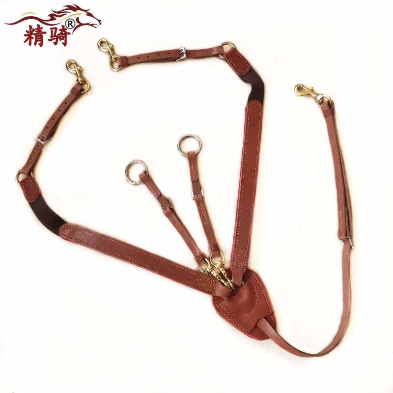 Before the leather, the chest strap cold -resistant PVC endurance chest strap refined horse riding products new pure cowhide chest strap low head leather