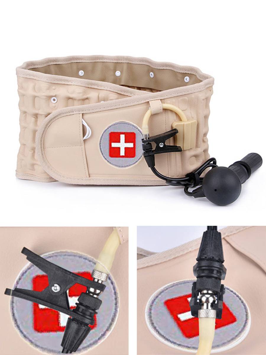 Furious waist belt belt lumbar disc protested men's and female lumbar spine correction waist support waist muscle strain traction device household fitness