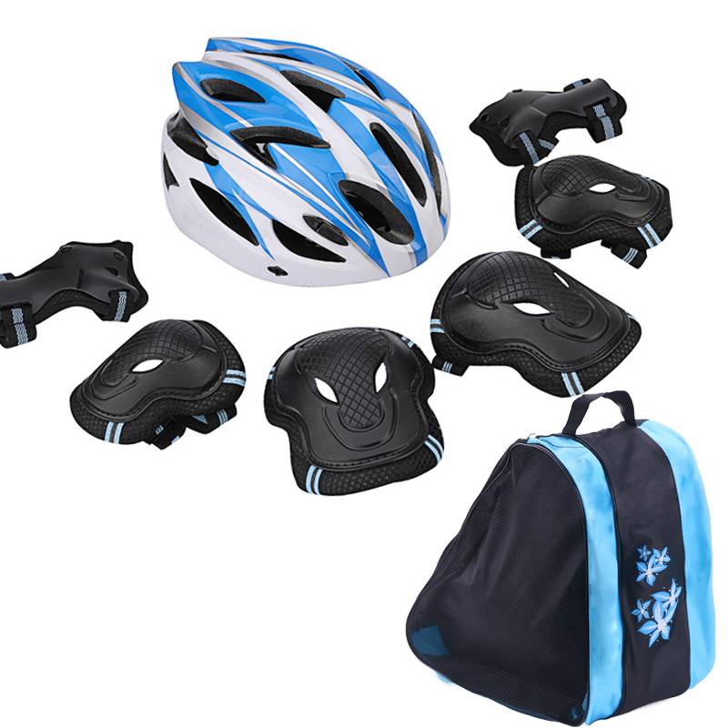 Protective Professional Bull Head Head Helmet Wheel Shoe Kneel Knight Guard Children Palm Set Children Slipper Shoes Head Protective Adult