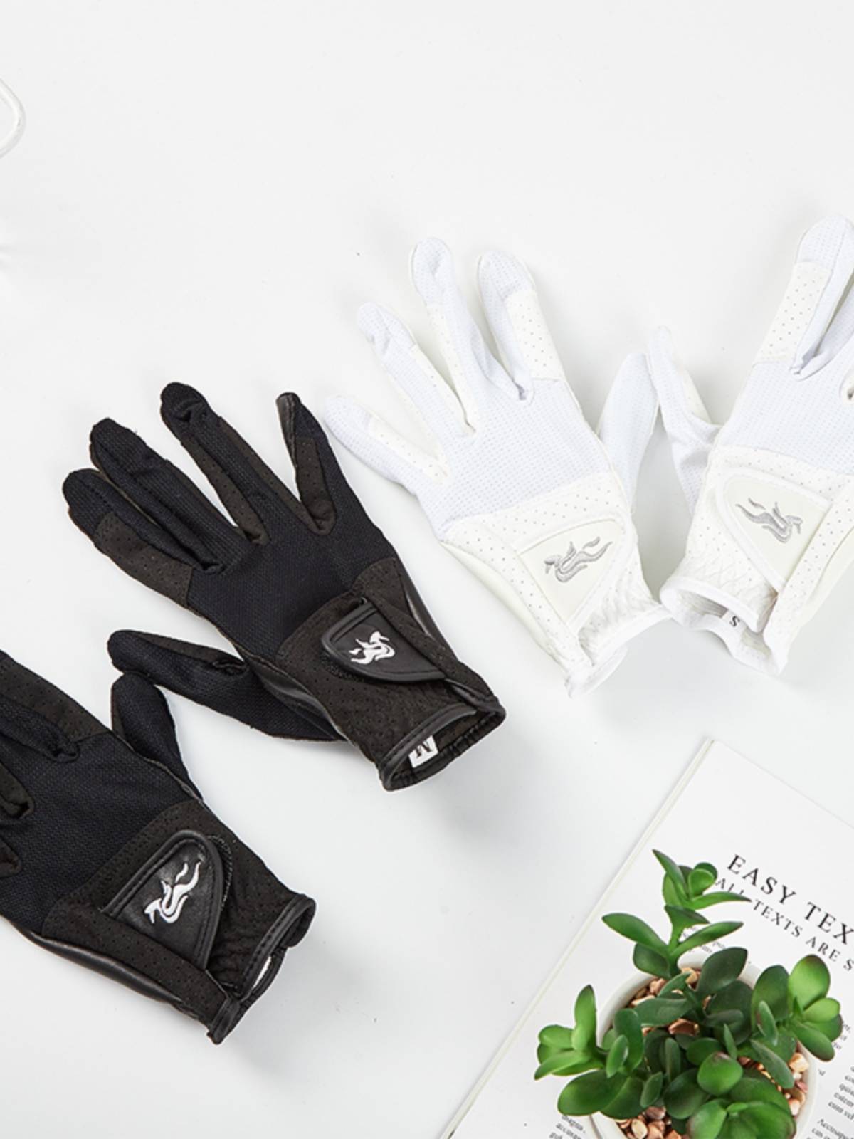 Horse gloves, horse gloves, white game gloves, smooth and smooth, adult and child horseware