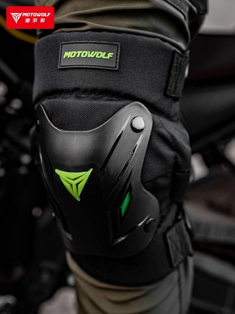 Mo Duo Wolf Motorcycle Kneeling Protective Location Equipment Equipment of Four Seasons Winds and Windscolorite, Elbow Leg, Men's Short Follow Plinking