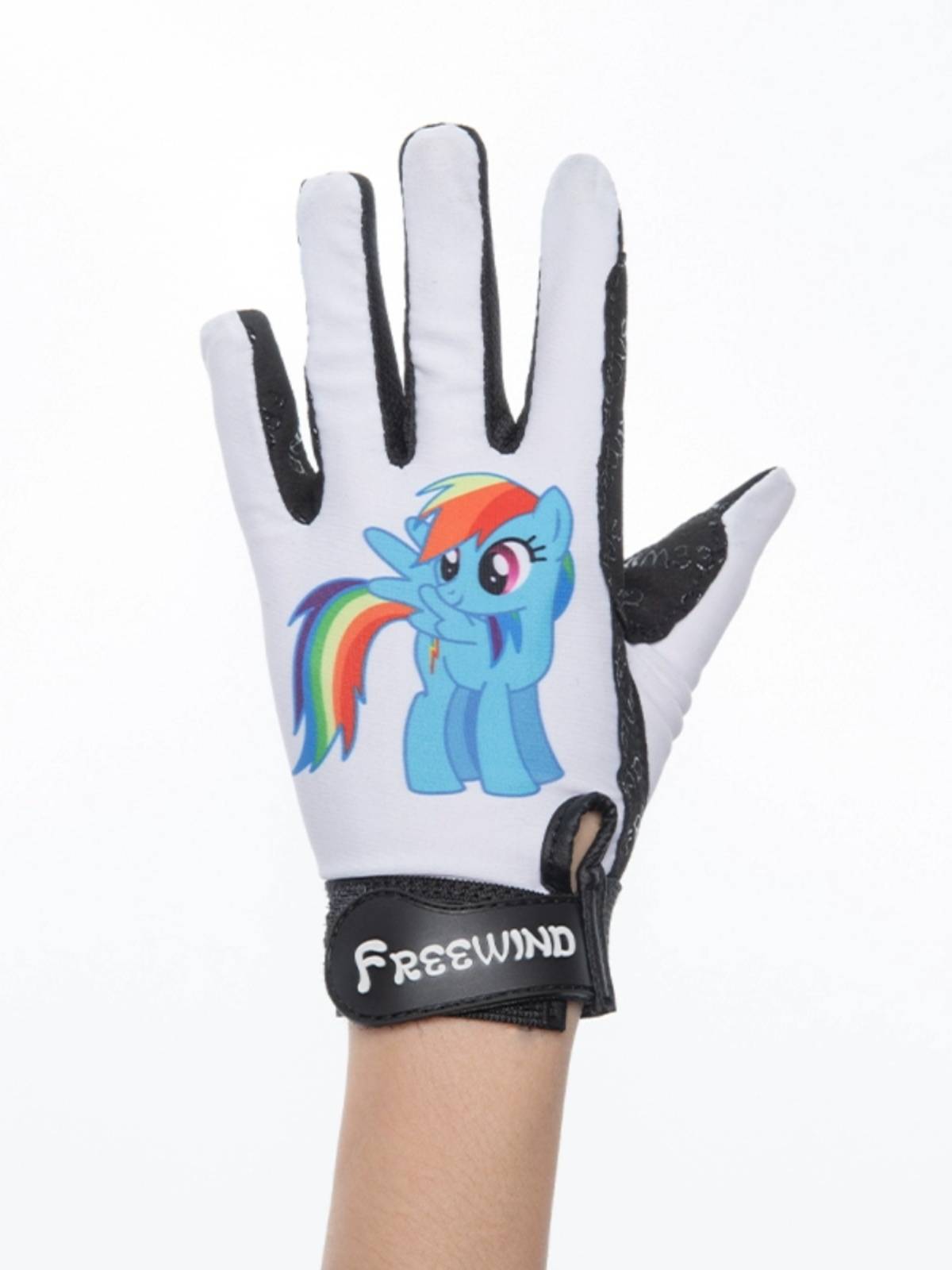 Summer children's silicon rubber ride glove equestrian glove girls breathable light, light, anti -grinding horse riding equipment