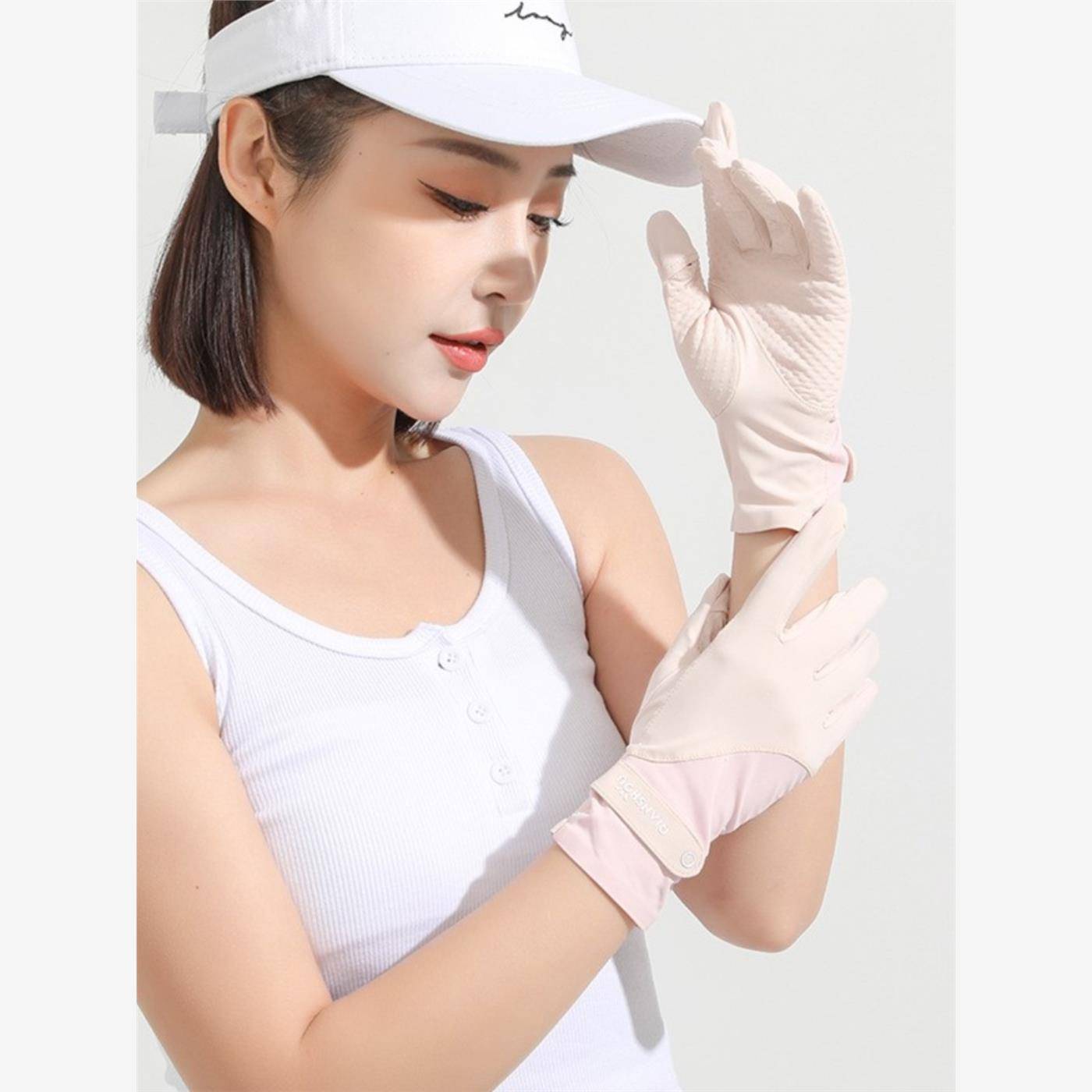 The horse gloves lady rides with the adult grinder-resistant silica-resistant gel lady