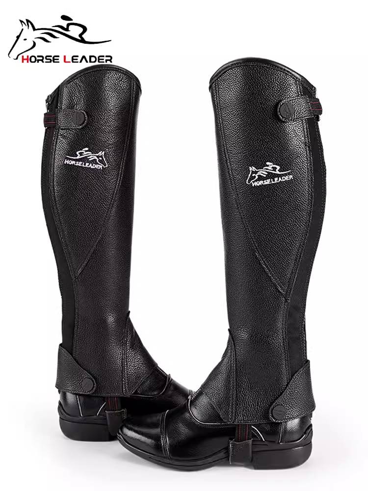 HorseLeader adult men's and women's equestrian legs protection equestrian equestrian equestrian equipment, alert wear -resistant knight barrier obstacle equestrian legs