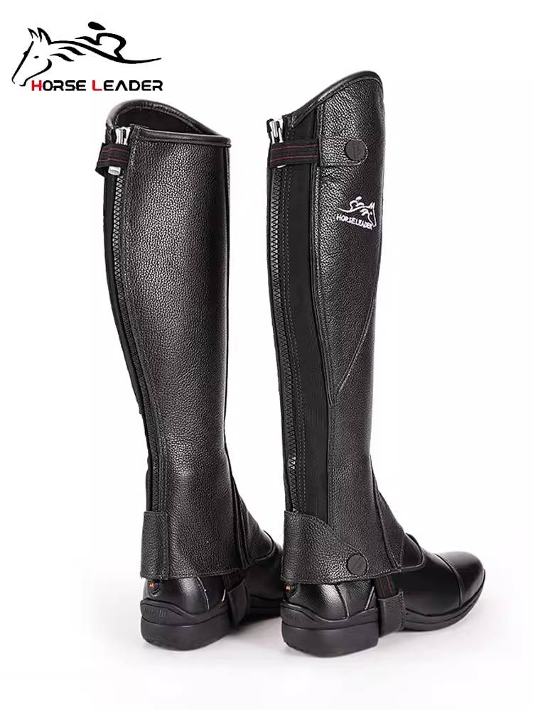 HorseLeader adult men's and women's equestrian legs protection equestrian equestrian equestrian equipment, alert wear -resistant knight barrier obstacle equestrian legs