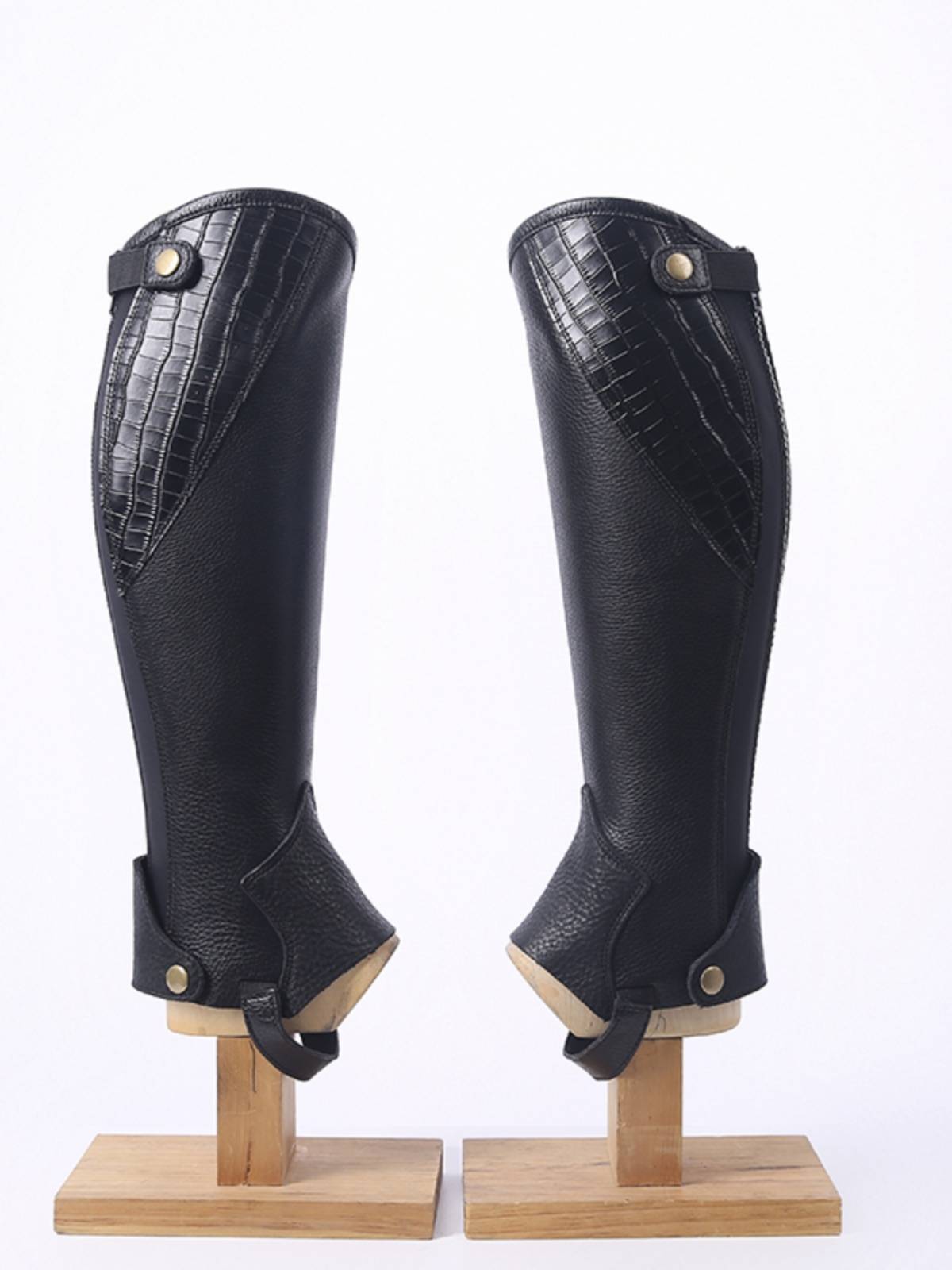 Emotario -legged leather legs and breathable and wear -resistant knights Equipped with British obstacles, children and women ride children and women