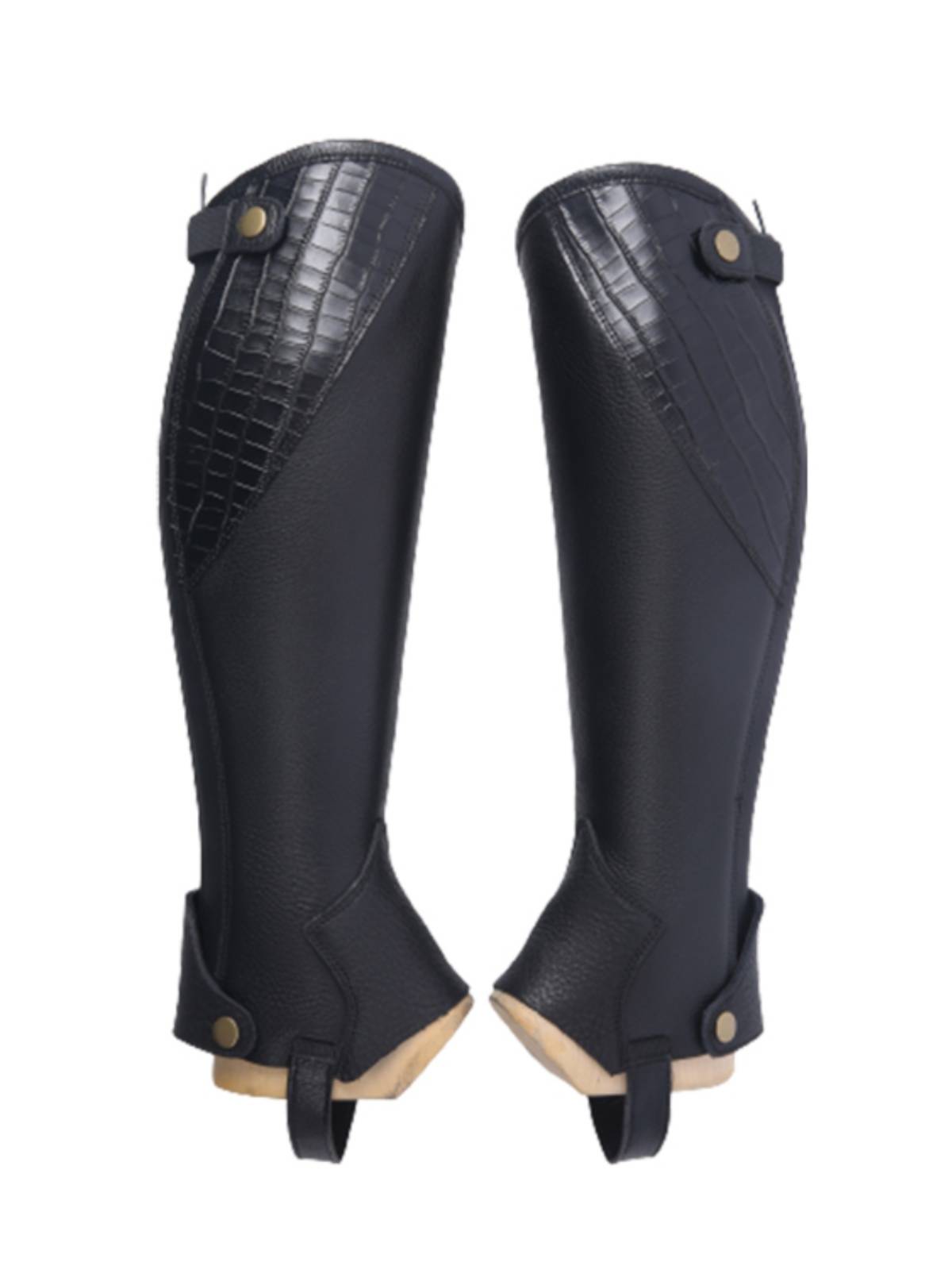 Emotario -legged leather legs and breathable and wear -resistant knights Equipped with British obstacles, children and women ride children and women