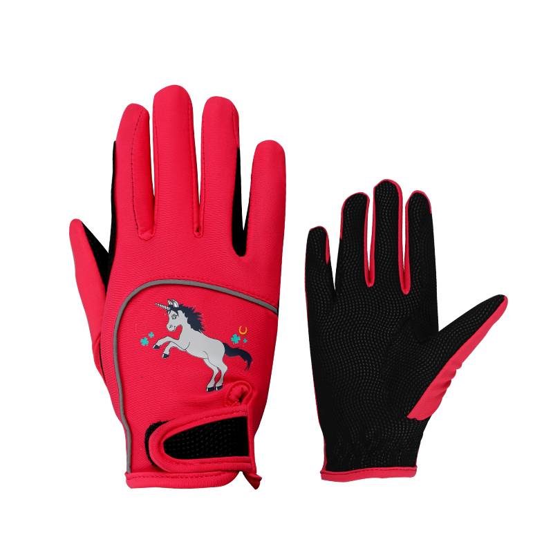 Horse Leader Equestrian gloves Children's spring and summer horse riding protective wear, breathable, anti -slip four seasons equestrian equipment