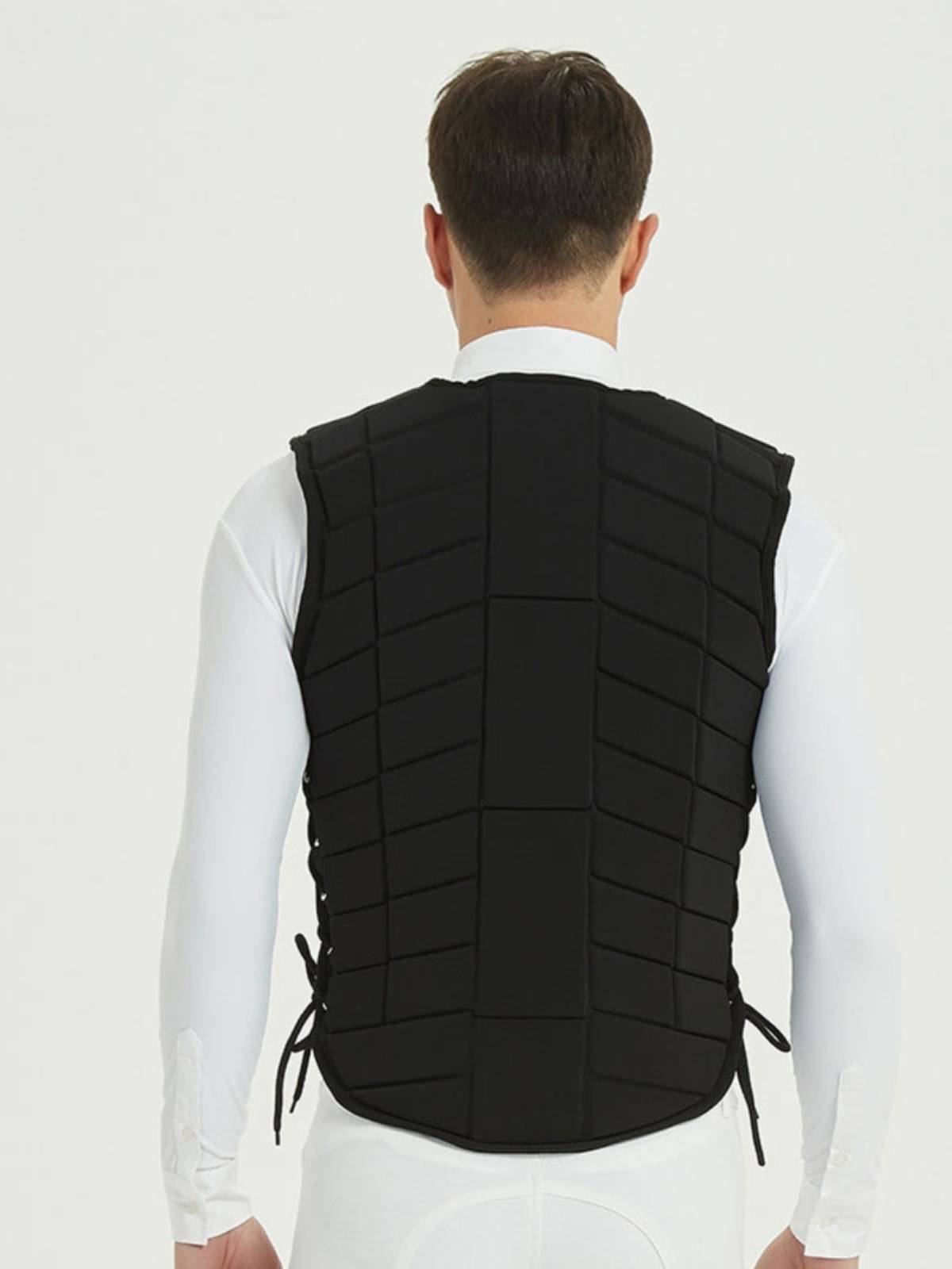 Horse protection vests for boys and girls on horseback training to train for safety and protection of armory supplies