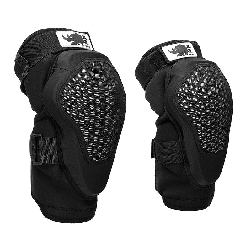 Black rhinoceros skiing, knee protection, crash protection