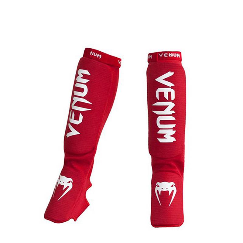 Venum venom knitted legs and tibia boxing, fighter, fastening legs Muay Thai Muay Thai men and women protecting calf jacket protective gear
