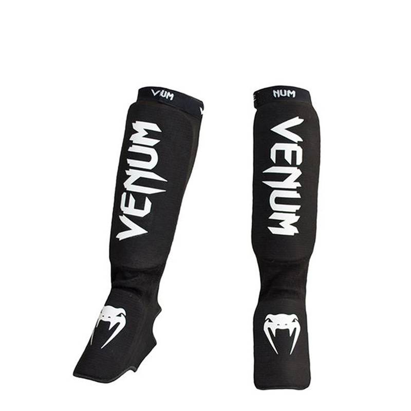 Venum venom knitted legs and tibia boxing, fighter, fastening legs Muay Thai Muay Thai men and women protecting calf jacket protective gear