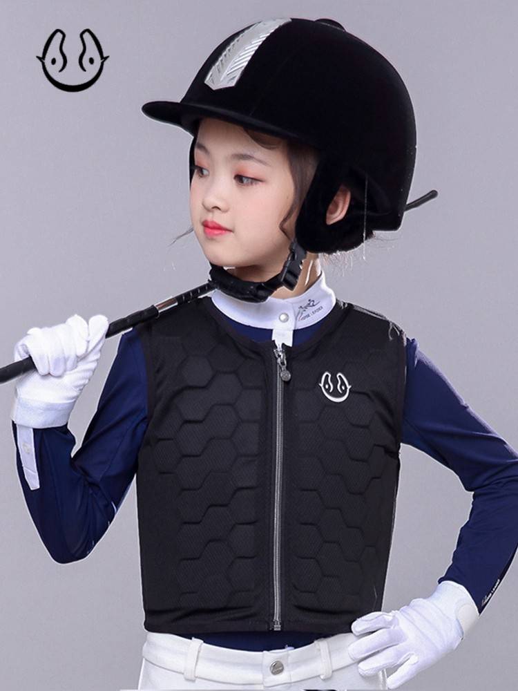 YMAK Yue Ma Hui Adult/Children's Equestrian Armored Equestrian Clothing Horseing Set protecting vest men and women