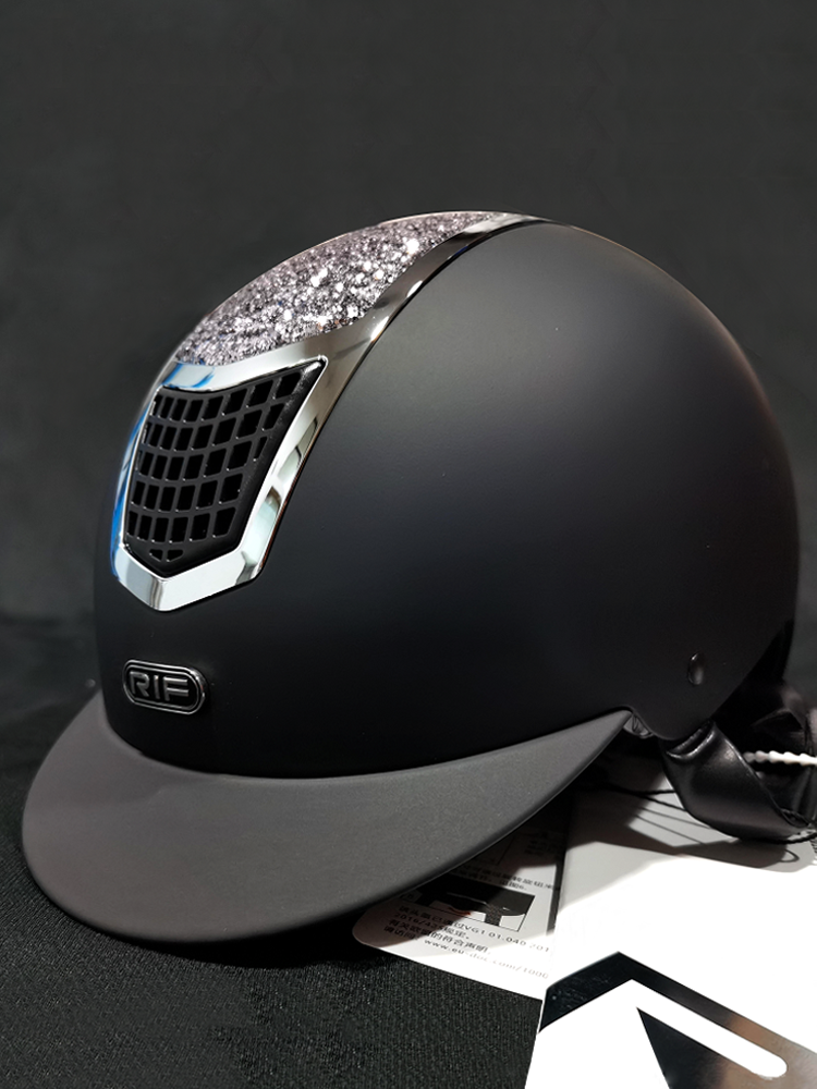 RIF Equestrian helmet male girls and girls ride helmets fashion equestrian barrier helmet big hat big brim EU certification