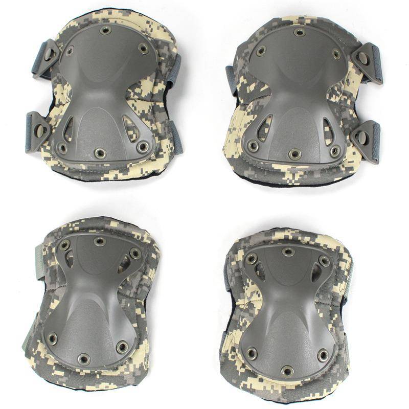 Transformers Labor Insurance CS tactical army fans of knee elbow and hiking hills, hiking pillar rollers 4 pieces set