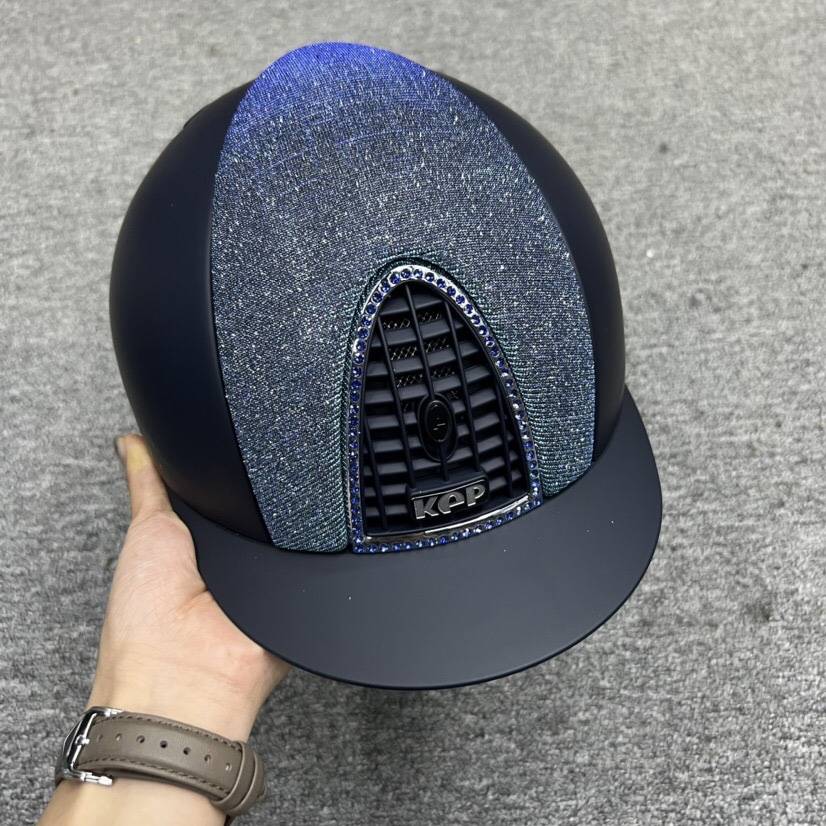 Italian KEP Equestrian helmet matte noodle men's hat riding guard a safe breathable light ribbon diamond series