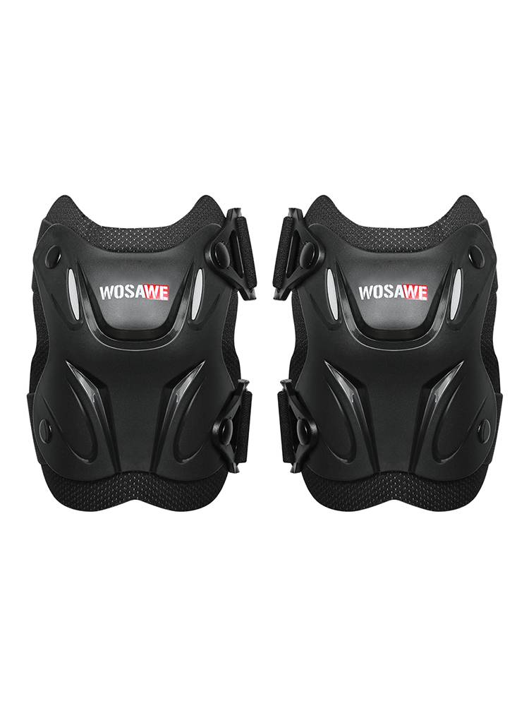 WOSWE Motorcycle knee pad elm pads four -piece set of summer anti -fall air -breathabilitation buffer reduction of shock riding sports leg protection