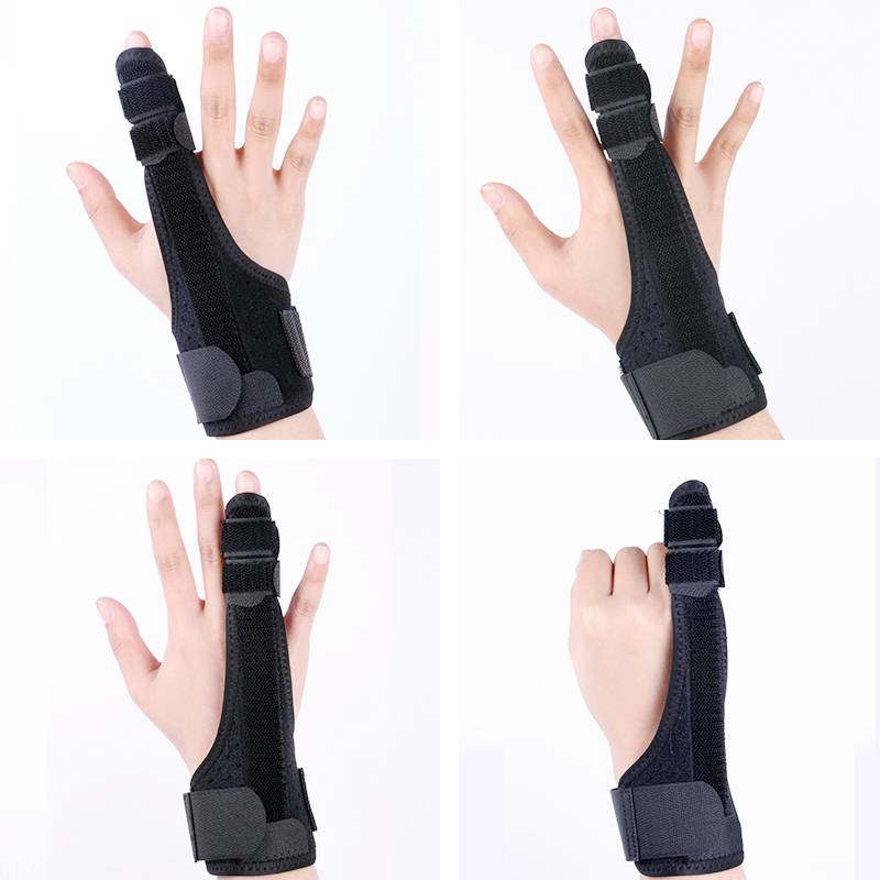 Guard finger fracture index finger finger fixing bracket sprains to sprains to correct small finger tendon plywood fixed set sleeve