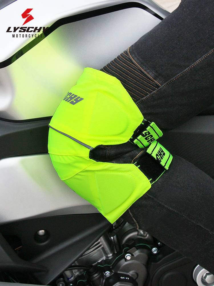 lyschy thunder wings summer motorcycle riding knee -knee cord men and women short locomotive breathable CE slow back bombs