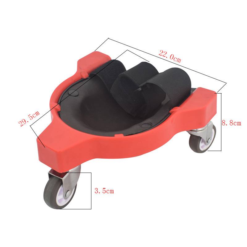 The universal wheel movement knees hard shell kneeling knee skateboard adult kneeling construction mobile tools, adults saving effort