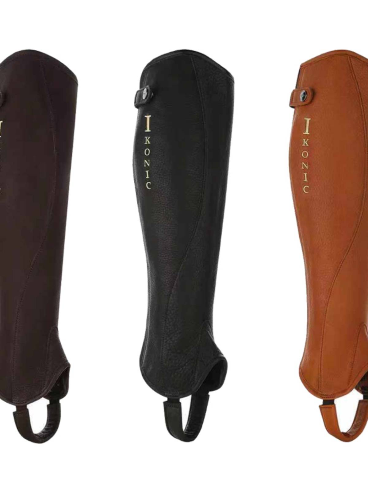 IKONIC calf leather legs, legs care, Chabus, adult -type leg protection, abrasion -resistant equestrian sports knight equipment