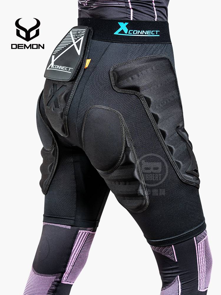 New Demon single -board ski short buttocks D3O material double -board anti -attack gear DS1316 female DS1624 male