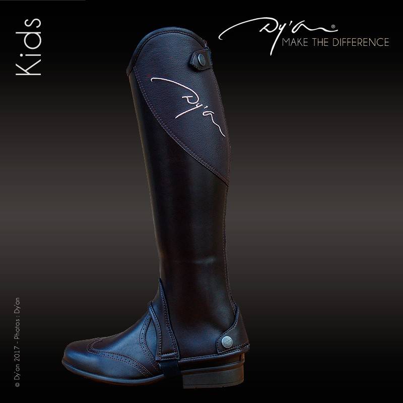 Children's horse riding leg cowhide equestrian legs CHAPS Belgium Dyon brand protects the calf comfortable and soft