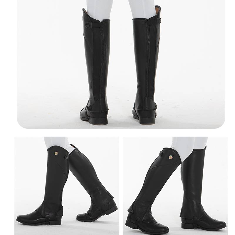 Pure leather legs care legs Brazil imported cowhide riding Chabus breathable wear -resistant equestrian equipment HD004