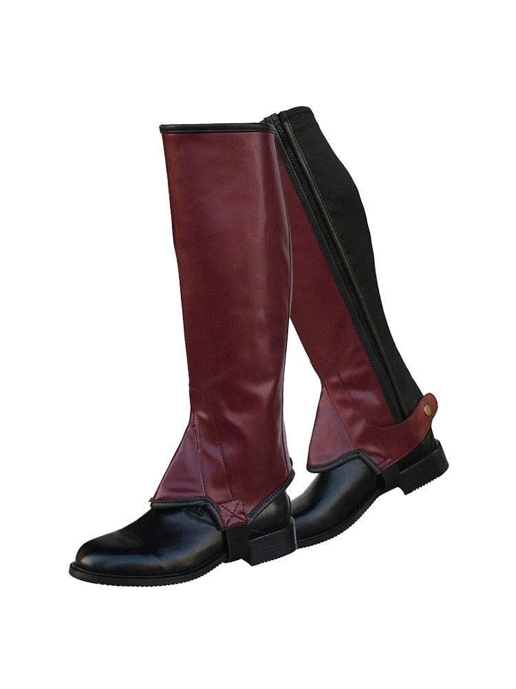 CH-106C British imported light-noodle wine red plus width width width equestrian legs legged knights to protect legs