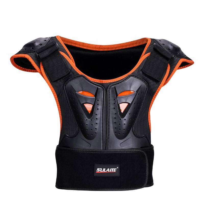 Sulaite children's wheel skaters skating bust care back night reflective equivalent riding armor riding armor jacket
