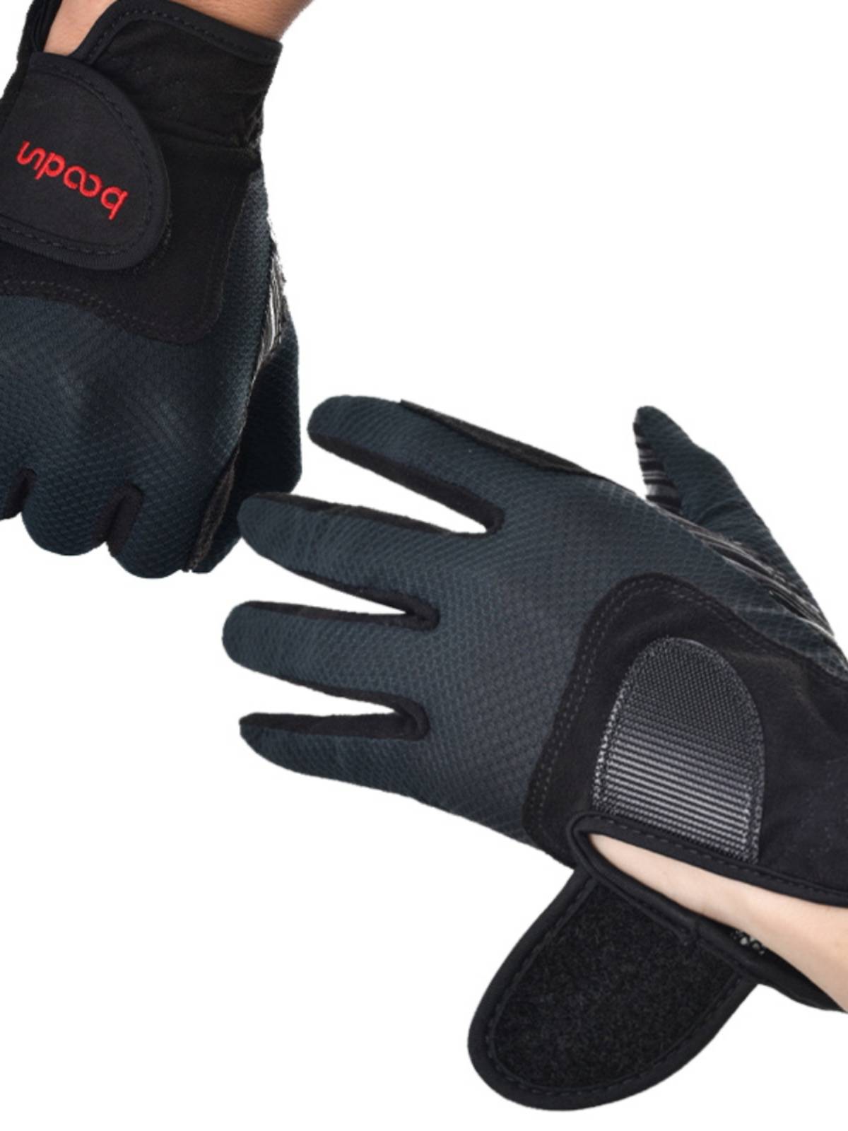 Summer equestrian gloves silicone non -slip, wear -resistant riding glove outdoor abrasion -resistant anti -skids competition white gloves