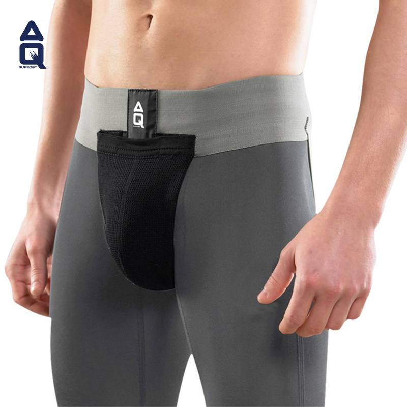 AQ sports crotch, Taekwondo Sanja Thai Boxing Boxing Blind Pants Men's Football goalkeeper