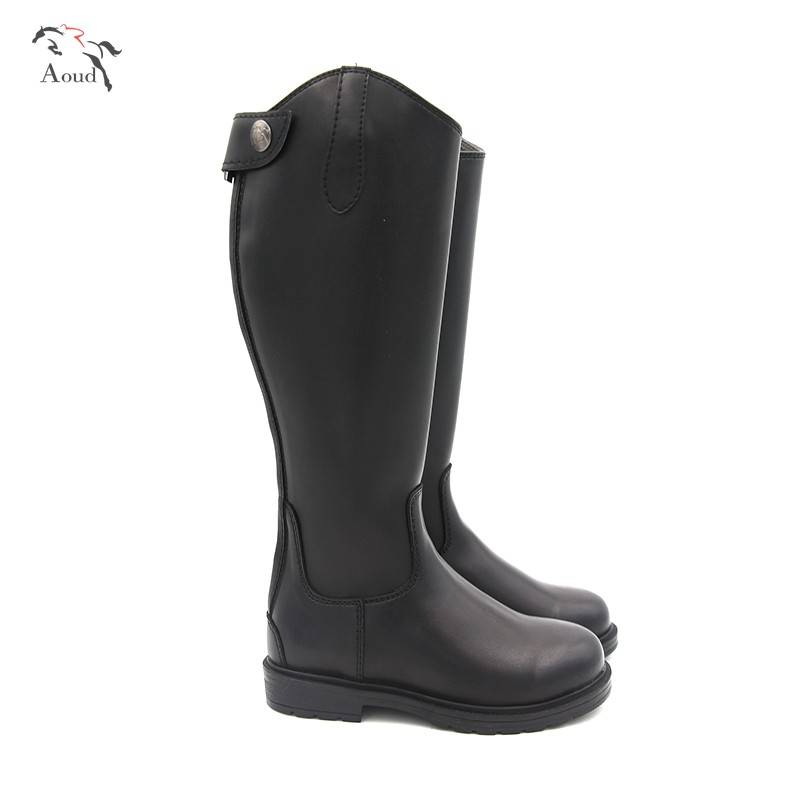 Children's equestrian boots High -quality super fiber leather soft and comfortable rubber large bottom anti -slip resistance, abrasion -resistant alternative horse boots