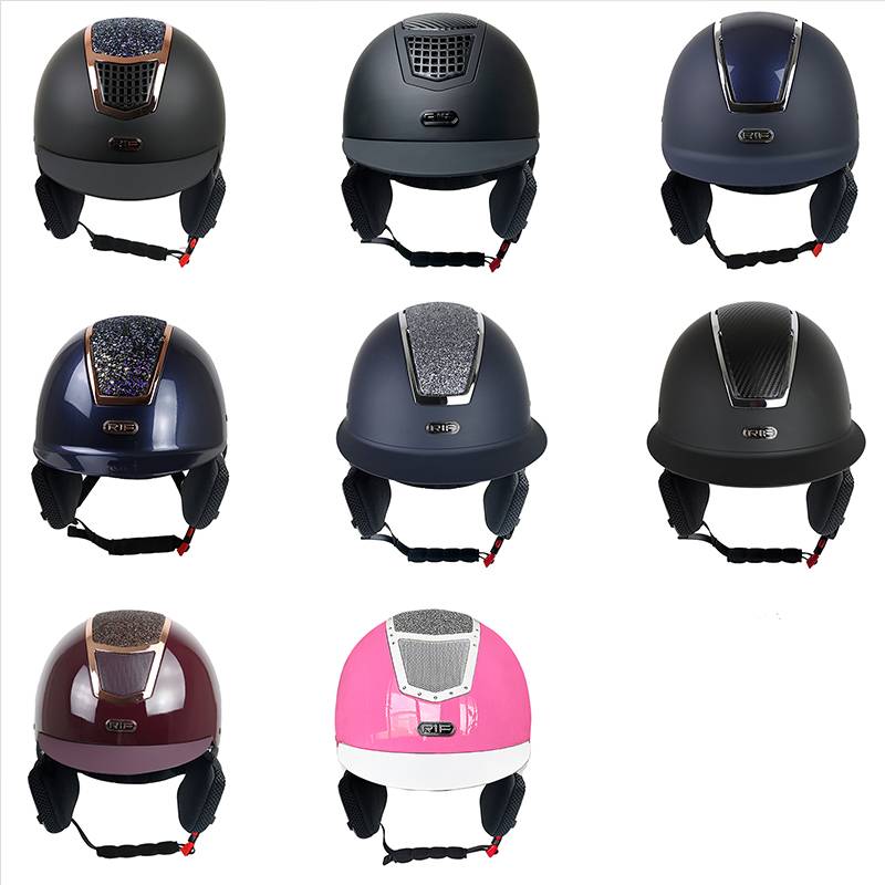 RIF Winter Equestrian helmet Children's Horse Riding Equipment Children's Ear Hat Cover CE CE CE CE