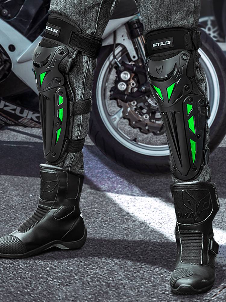 Motorcycle knee pads men's riding protective four -piece female summer cycling elbow protection wound wind protection and warm off -road equipment