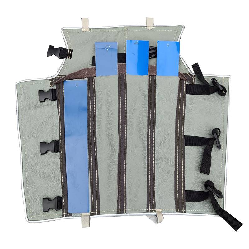 Outdoor protective legs covering snake bite and dog reptile animal bite thickened cowhide aluminum plate support customized leg protection