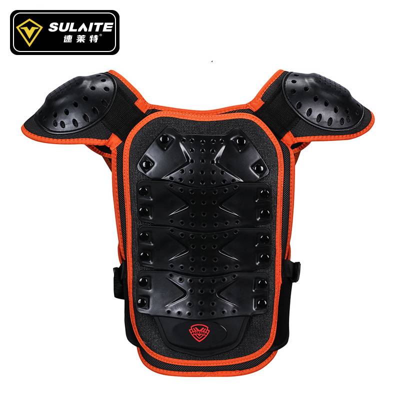 Sulaite children's wheel skaters skating bust care back night reflective equivalent riding armor riding armor jacket
