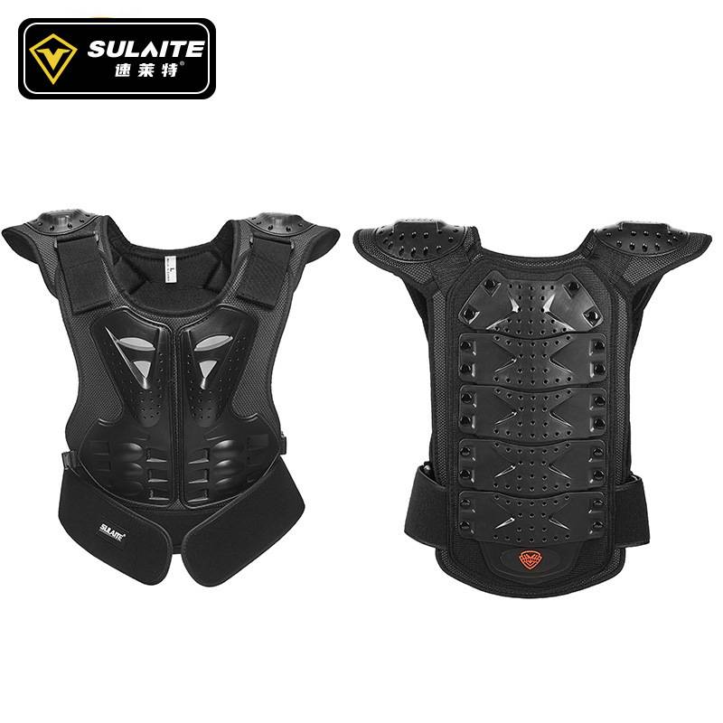 Sulaite children's wheel skaters skating bust care back night reflective equivalent riding armor riding armor jacket