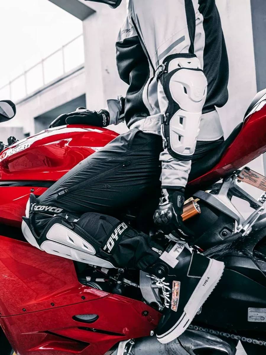 Knife motorcycle, knee-riding vehicle, leg-protector, elbow-crossing equipment, four sets of female summer protection