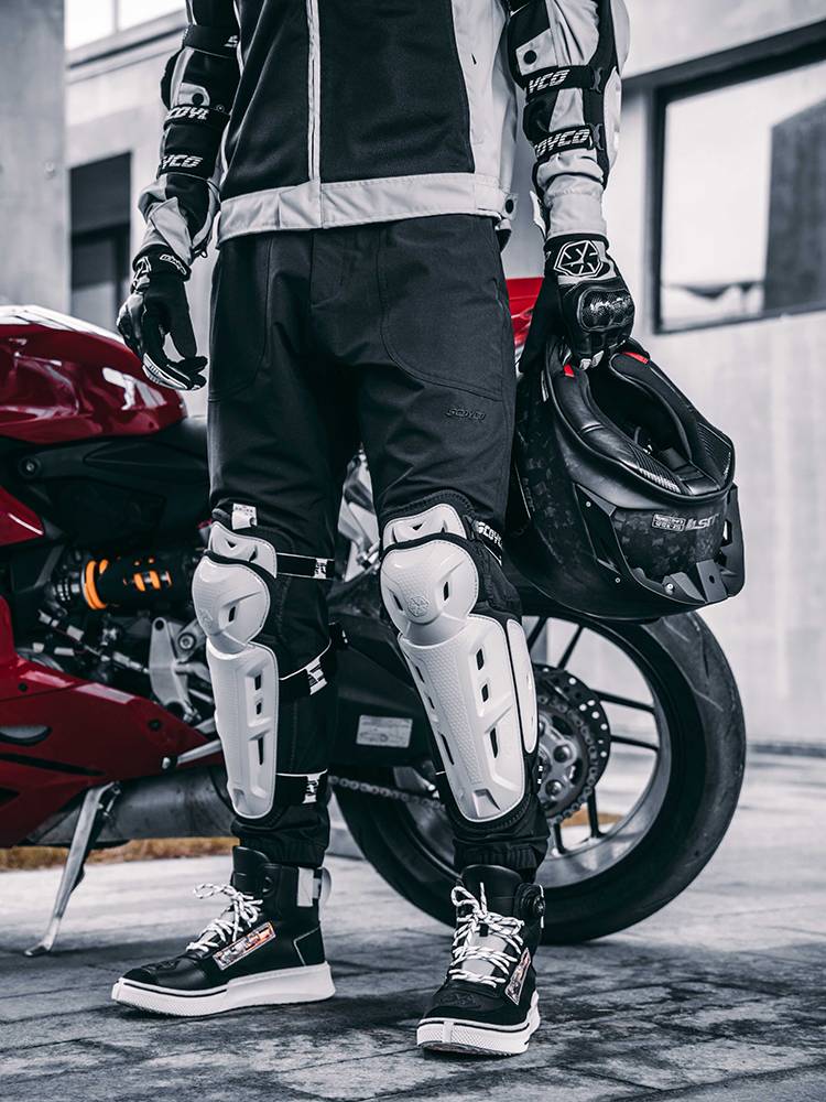 Knife motorcycle, knee-riding vehicle, leg-protector, elbow-crossing equipment, four sets of female summer protection